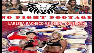 PFL 6 LARISSA PACHECO VS OLENA KOLESNYK POST FIGHT KNOCKOUT REACTION