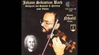 Gordan Nikolic, violin - Bach - Sonate 1 in g minor - Fuga, Allegro