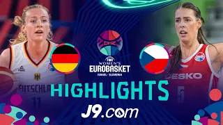 Germany 🇩🇪 vs Czech Republic 🇨🇿  | J9 Highlights | FIBA #EuroBasketWomen 2023