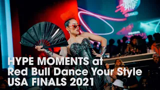 Hype Moments at RED BULL DANCE YOUR STYLE USA FINALS 2021 // stance