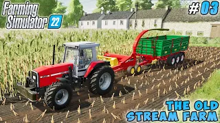 Selling hay bales, spraying w. fertilizer, harvesting corn silage | The Old Stream | FS 22 | ep #03