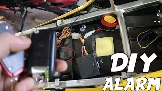 How to install cheap motorcycle alarm / Under 20$! Easy DIY / Universal