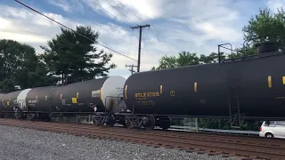 Norfolk Southern 66R with the Lackwanna Heritage Unit Leading - 6/21/18