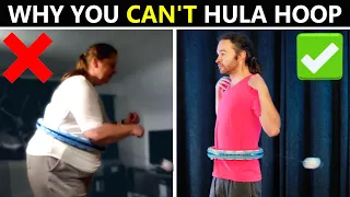 Pro Teaches Beginner How To Use Smart Weighted Hula Hoop (Before And After)