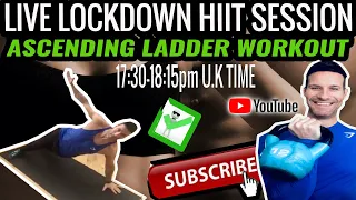 LIVE HIIT Ascending Ladder Workout