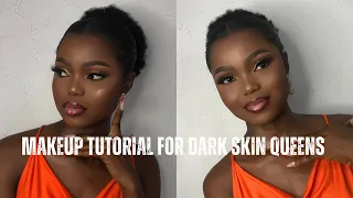 Beginner's Guide: Dark Skin Makeup Tutorial #darkskin #how