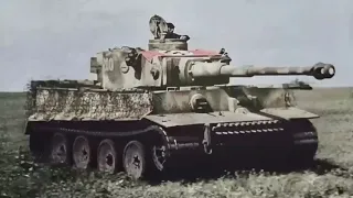 Tiger 1 Tank In combat - rare ww2 heavy combat footage