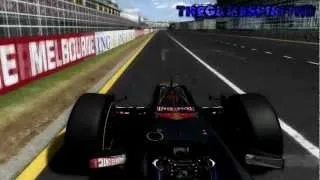 rFactor F1 2012 Jean-Eric Vergne Onboard Albert Park Melbourne Australian Grand Prix 1080p Full HD