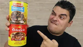 BORDON vs ODERICH - Qual Feijoada Enlatada é Melhor?