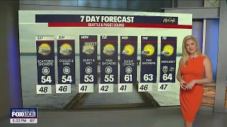 More rain, but temperatures warm up late next week | FOX 13 Seattle