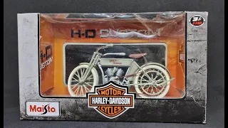 Harley Davidson Model 5D V-Twin 1909 || 1/18 scale made by Maisto