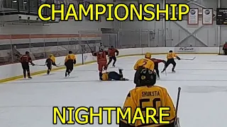 CHAMPIONSHIP NIGHTMARE... GoPro Hockey Goalie