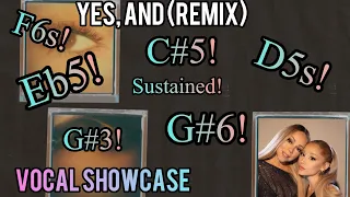 “Yes, And? (Remix)” VOCAL SHOWCASE!!! - Mariah Carey, Ariana Grande (2024) G#3-Eb5-G#6!