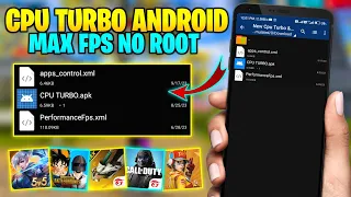 Cpu Turbo Android ! Max FPS ! Fix Lag ! Boost  Performance - No Root