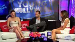 Marion Cotillard and Matthias Schoenaerts - Young Hollywood Interview [Rust and Bone] (2012)