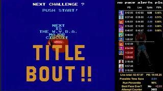 Mike Tyson's Punch-Out!! in 14:55.00 (Former World Record)
