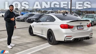 Taking My Straight Piped BMW M4 F82 To LA Car Meet! [LOUD EXHAUST]