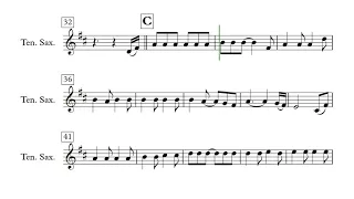 Hallelujah - Tenor Sax (Sheet Music)