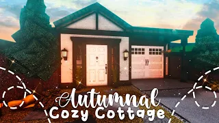 No Gamepass Autumnal Cozy One Story Cottage I Bloxburg Speedbuild and Tour - iTapixca Builds