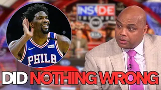 TNT Charles Barkley Embiid Did Nothing Wrong | Knicks Rehab