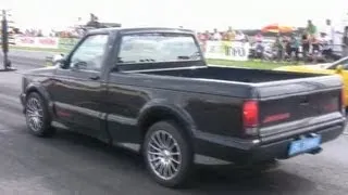 Chevrolet Corvette Vs. GMC Syclone Drag Race