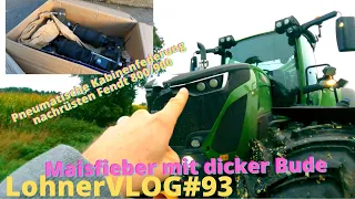 LohnerVLOG#94 Pneumatische Kabinenfederung bei Fendt Favorit 800/900 nachrüsten I Mais mit 936 Gen.6