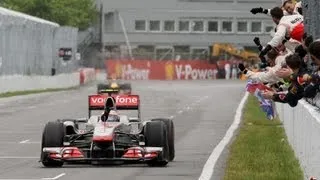 Jenson Button wins in Canada 2011