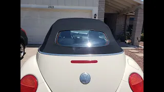 Volkswagen convertible top installation