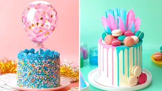 Best Colorful Cake Recipes For Birthday - Most Beautiful Rainbow Cake Decorating Tutorials