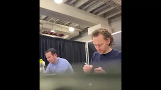 Tom Hiddleston at the New York Comic Con on October 3, 2019