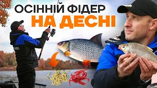 Ловля на ФІДЕР ВОСЕНИ на річці ДЕСНА! Особливості осіннього фідеру та тактика ловлі на фідер 2022