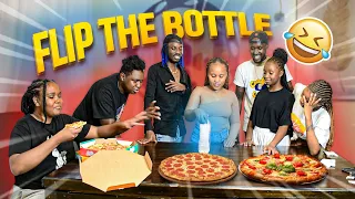 Flip The Bottle Challenge //Eat Full Pizza FT Nebz & Nyathira, Moureen Ngigi, Gee Ngaga, Vinny Flava