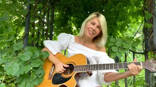 Настя Макаревич - Нарисуй на небе птицу (под гитару)