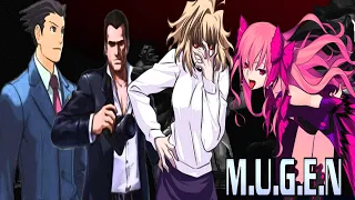 MUGEN Tag Team Arcade - Red Arcueid (MBTL), Dead Apostle Noel (MBTL), Frank West, & Phoenix Wright