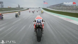 MotoGP 24 | Circuit of The Americas "Red Flag!" - Honda RC213V '24 'Gameplay [4KPS5]