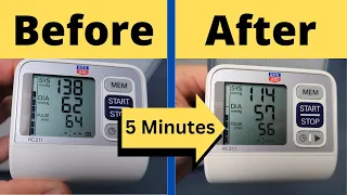Lower Blood Pressure in 5 minutes - Two Proven Methods