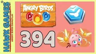 Angry Birds Stella POP Bubble Shooter Level 394 - Walkthrough, No Boosters