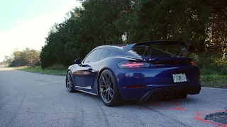 Porsche 718 GT4 - Soul Performance Over Axle Pipes Exhaust Demo