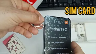 How to put a SIM card in Redmi 13c