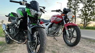 Kawasaki Z400 VS Honda Twister 293cc 🚀