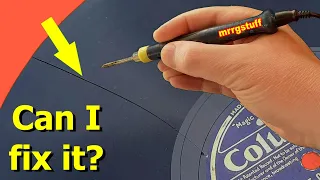 Fixing a cracked 78RPM record