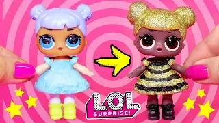 LOL SURPRISE из КИТАЯ в ЗОЛОТОЙ ШАР QUEEN BEE ООАК ! Игрушки своими руками ЛОЛ СЮРПРИЗ Анна Оськина