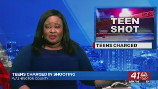 Washington County teen shot in back