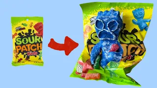 Turning Sour Patch Kids Candy Into a Clay Monster | Candy Creatures Ep. 2