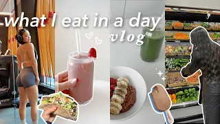 *realistic* what i eat in a day: simple and easy meals, workout w/me, motivation talk, & more!