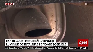 Nu uitați să aprindeți farurile! Luminile de întâlnire devin obligatorii pe toate drumurile publice