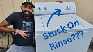 Fixing A Whirlpool/Kenmore/Amana Washer That Is Stuck On The Rinse Cycle!