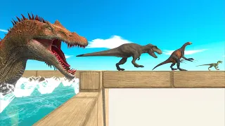 Escape From Spinosaurus Prison - Animal Revolt Battle Simulator