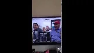 Beijo de Nelson Piquet em Niki Lauda, no GP Brasil 2014!!!