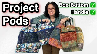 💥 Project Bag With Handles & Boxed Corners